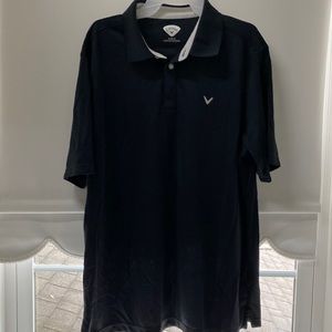 Callaway Men's Gray and Black Sportswear Polo Shirt Size XL